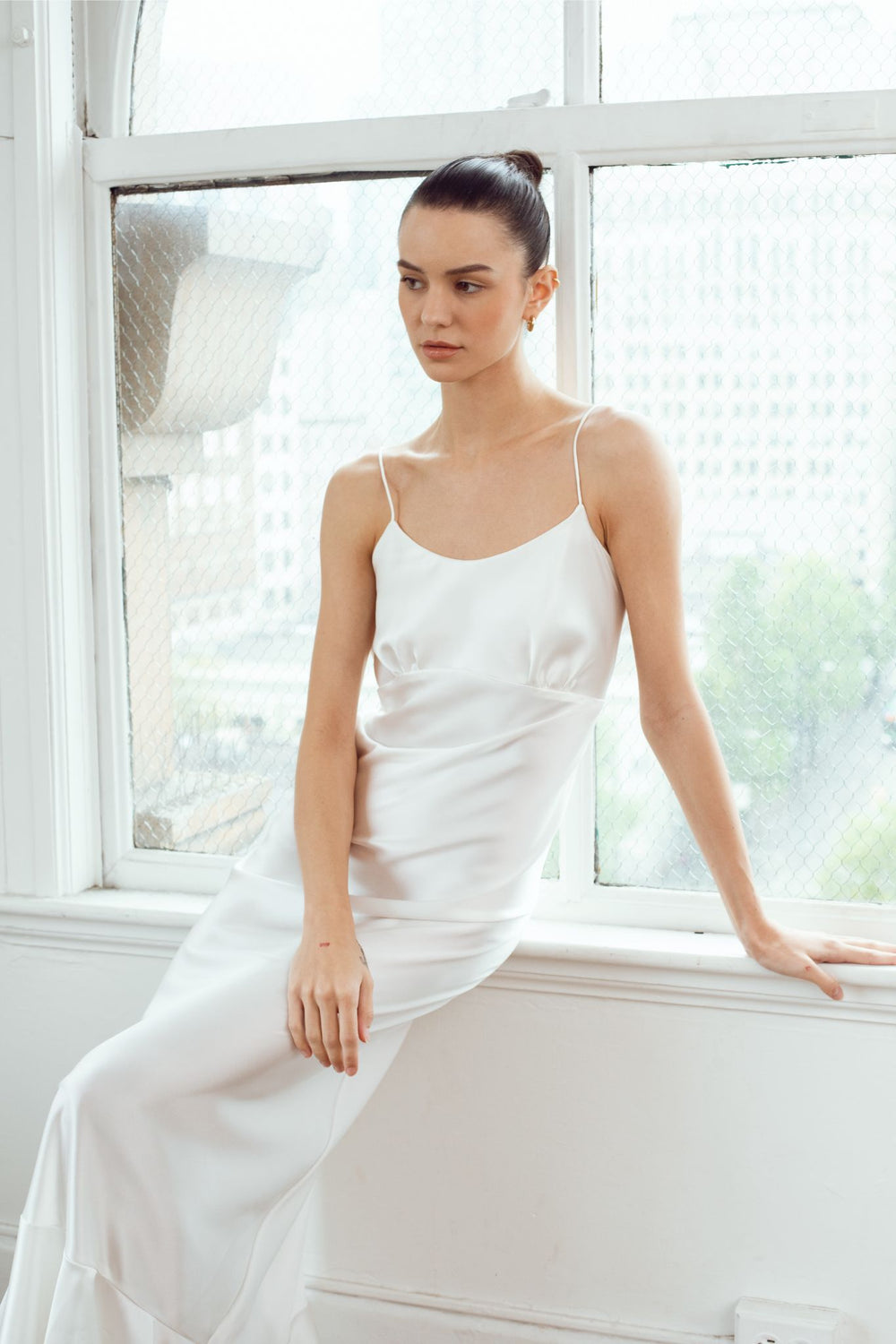 Simple Silk Wedding Dresses