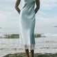 Celeste Lace Silk Slip Dress