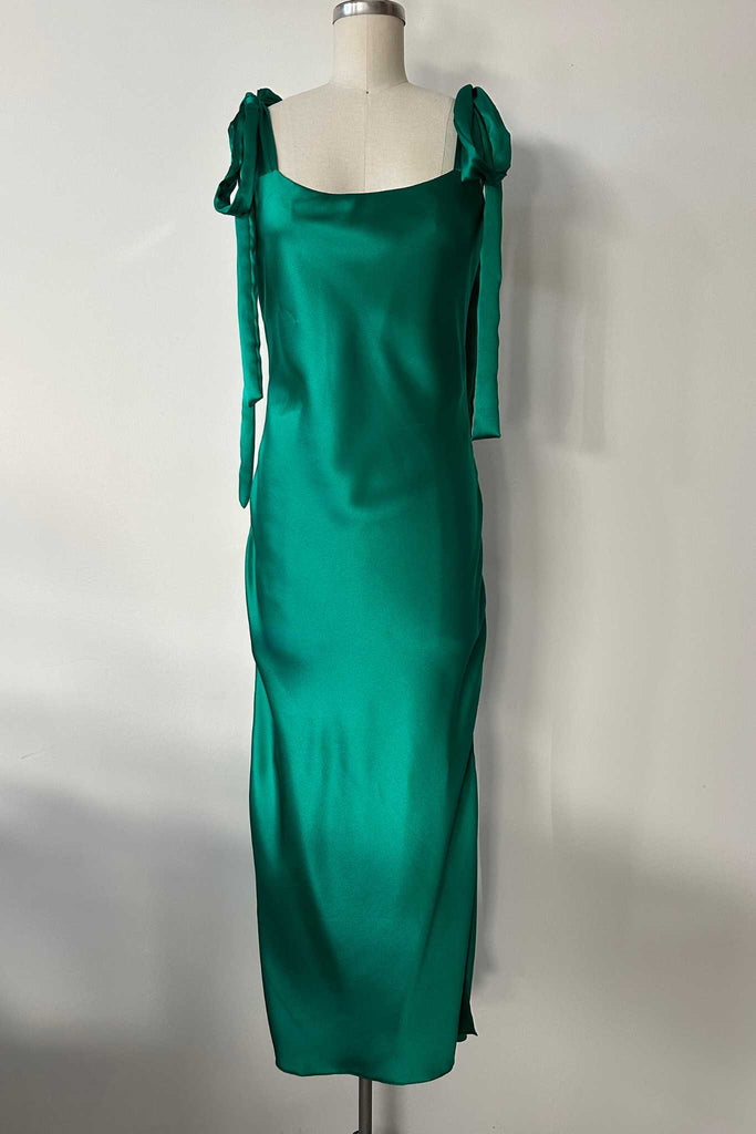 SAMPLE SALE Ulyana Dress | Emerald | XS