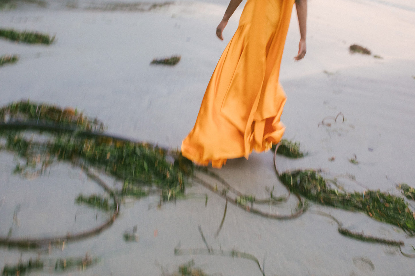 Delphine Bias Cut Silk Gown