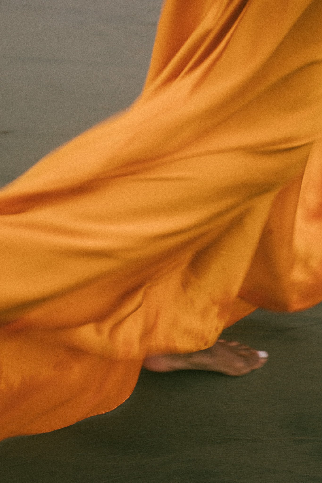 Delphine Bias Cut Silk Gown