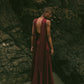 Delphine Bias Cut Silk Gown
