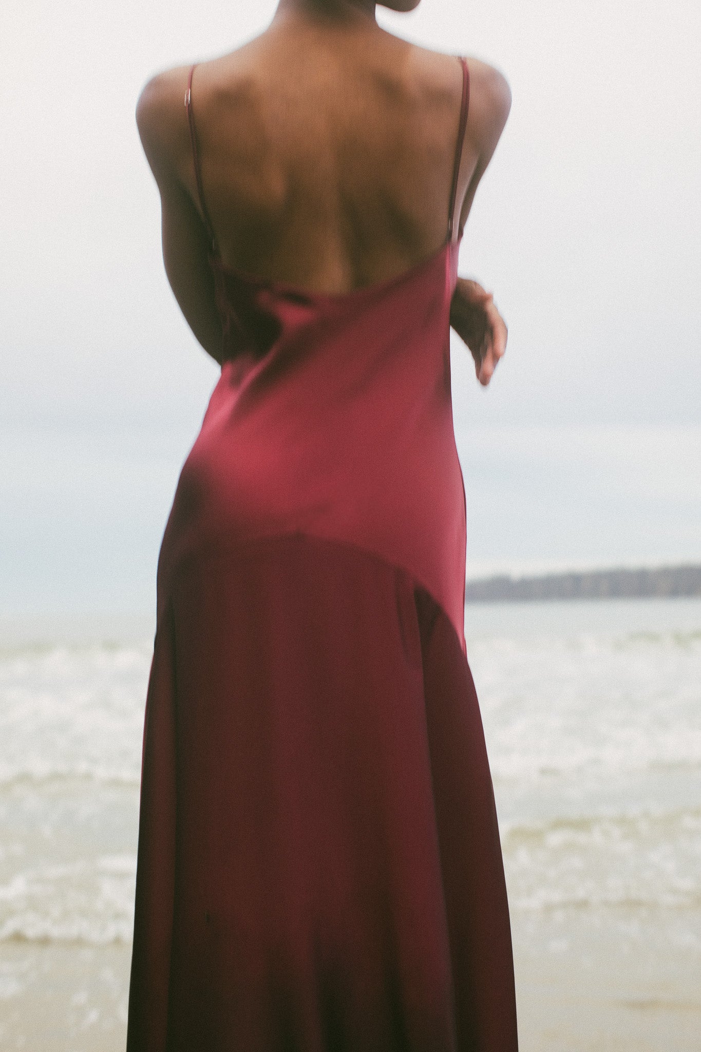 Delphine Bias Cut Silk Gown