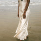 Amelie Bias Cut Lace Silk Dress