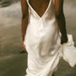 Amelie Bias Cut Silk Gown