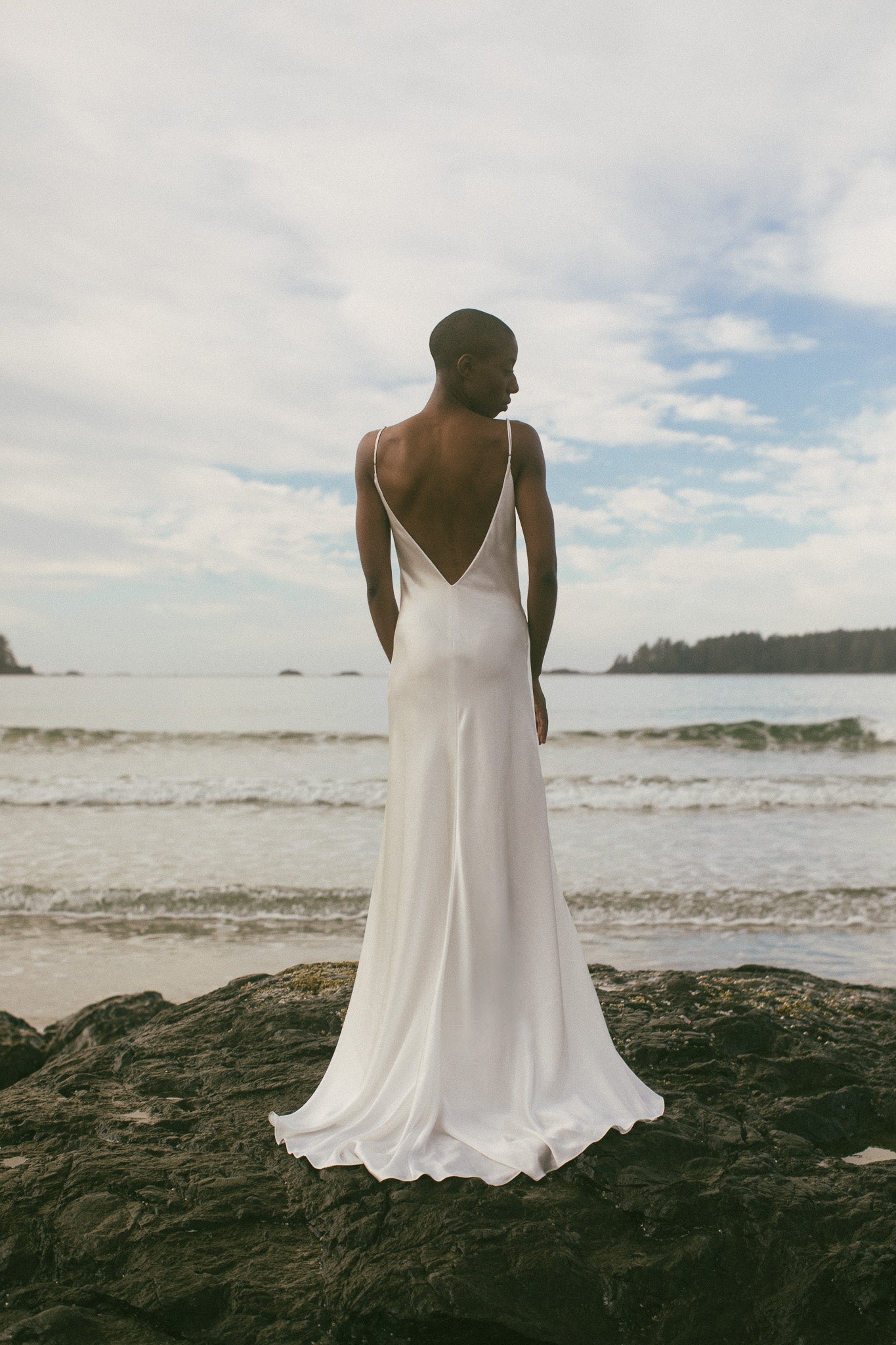 Amelie Bias Cut Silk Gown