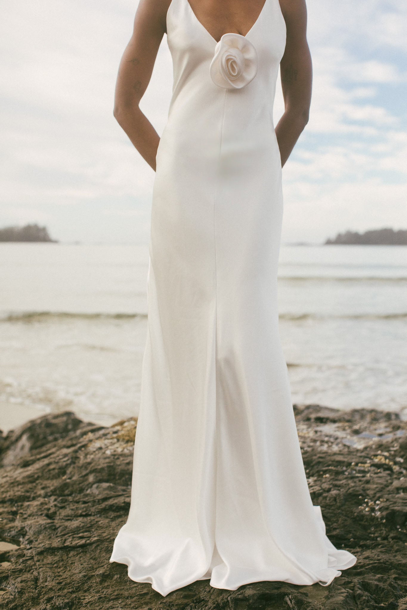 Amelie Bias Cut Silk Gown