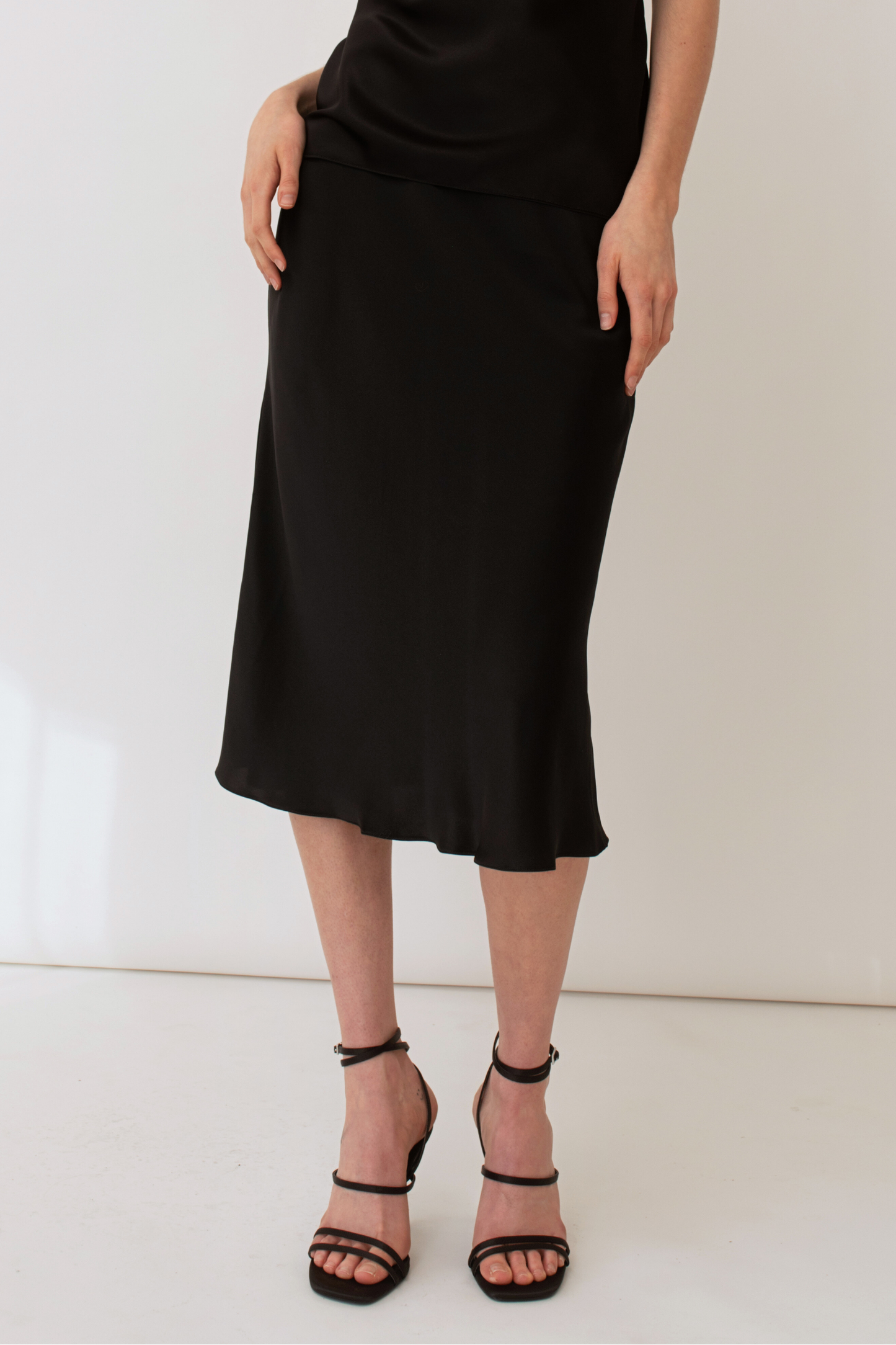 Midi Slip Skirt