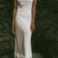 Celeste Lace Silk Slip Dress