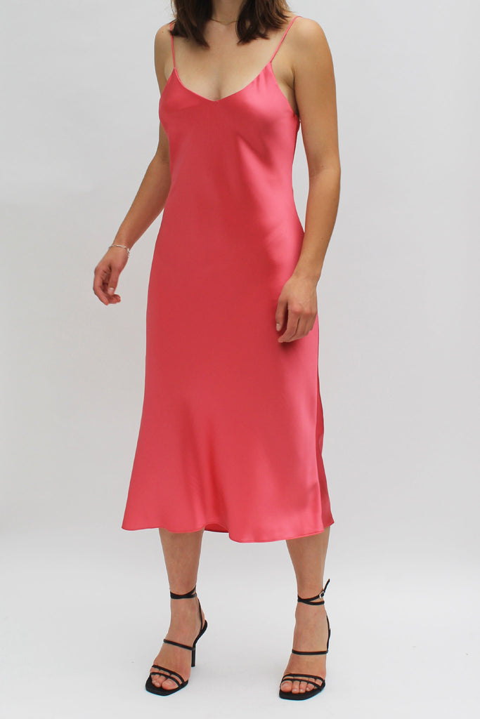 Classic Silk Satin Slip Dress | Sienna
